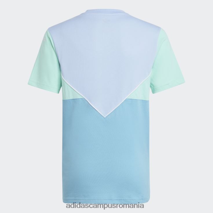 adidas campus romania tricou adicolor albastru zori copii albastru zori/verde/albastru J266N23344