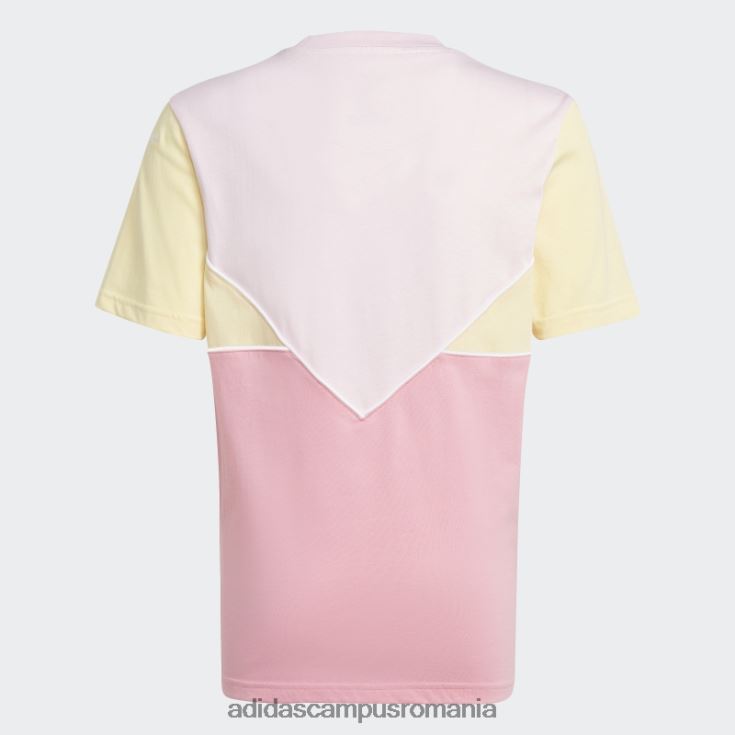 adidas campus romania tricou adicolor roz copii roz/galben J266N218418
