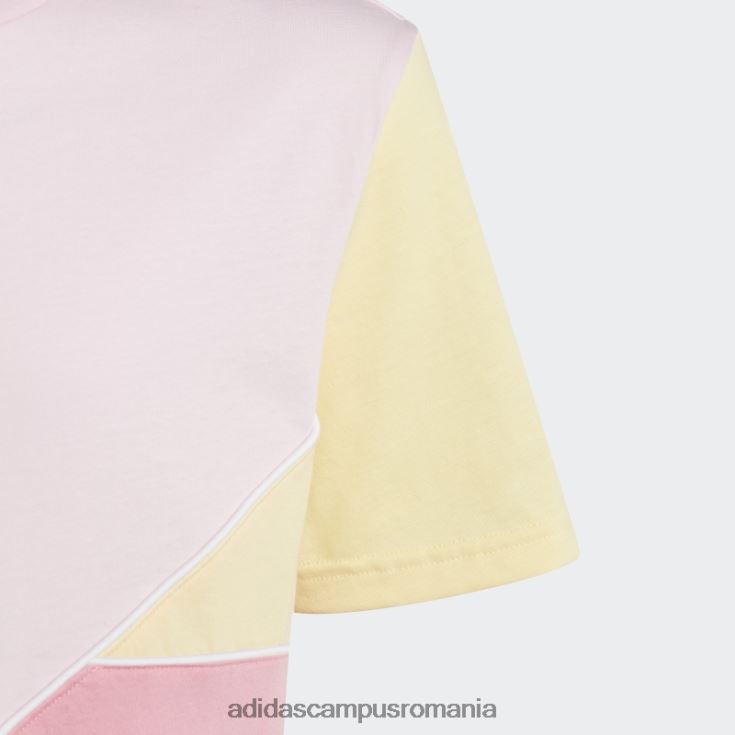 adidas campus romania tricou adicolor roz copii roz/galben J266N218418