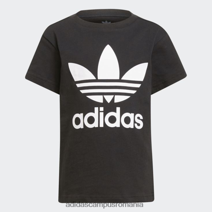 adidas campus romania tricou adicolor trefoil alb copii alb negru J266N211938