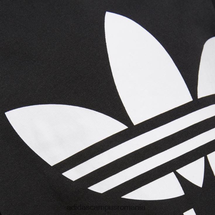 adidas campus romania tricou adicolor trefoil negru copii alb negru J266N23338