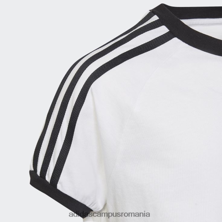 adidas campus romania tricou alb adicolor cu 3 dungi adidas copii alb J266N218291