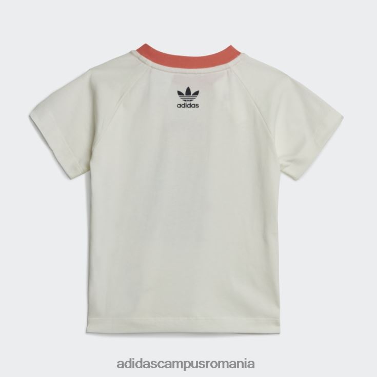 adidas campus romania tricou alb cu imprimeu grafic copii alb J266N218586