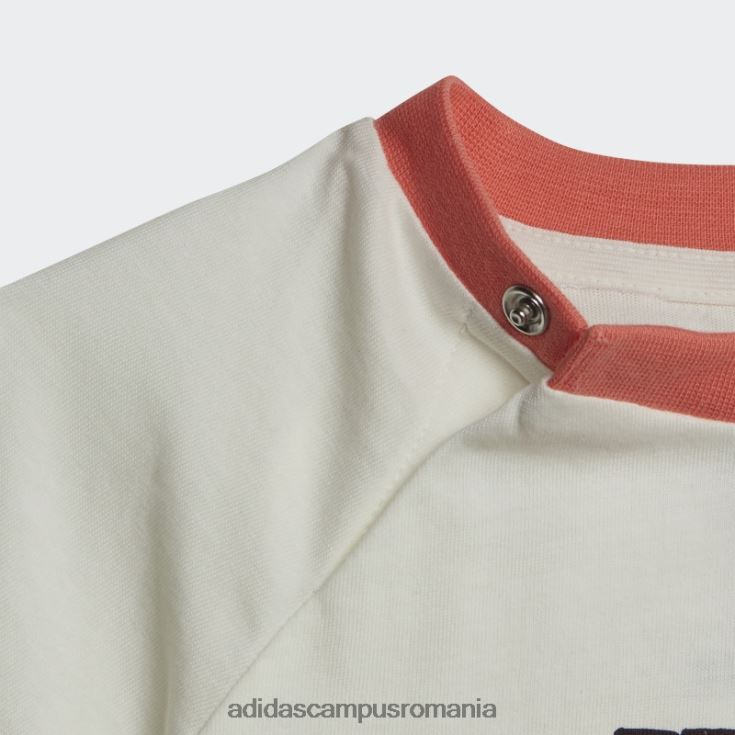 adidas campus romania tricou alb cu imprimeu grafic copii alb J266N218586