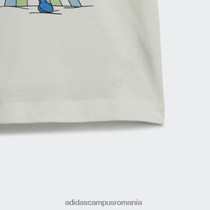 adidas campus romania tricou alb cu imprimeu grafic copii alb J266N218586