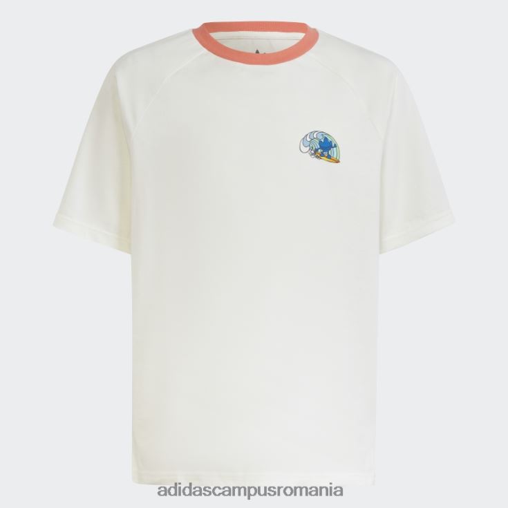adidas campus romania tricou alb cu imprimeu grafic copii alb J266N219061