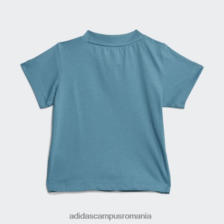 adidas campus romania tricou albastru trefoil elegant copii albastru J266N218532