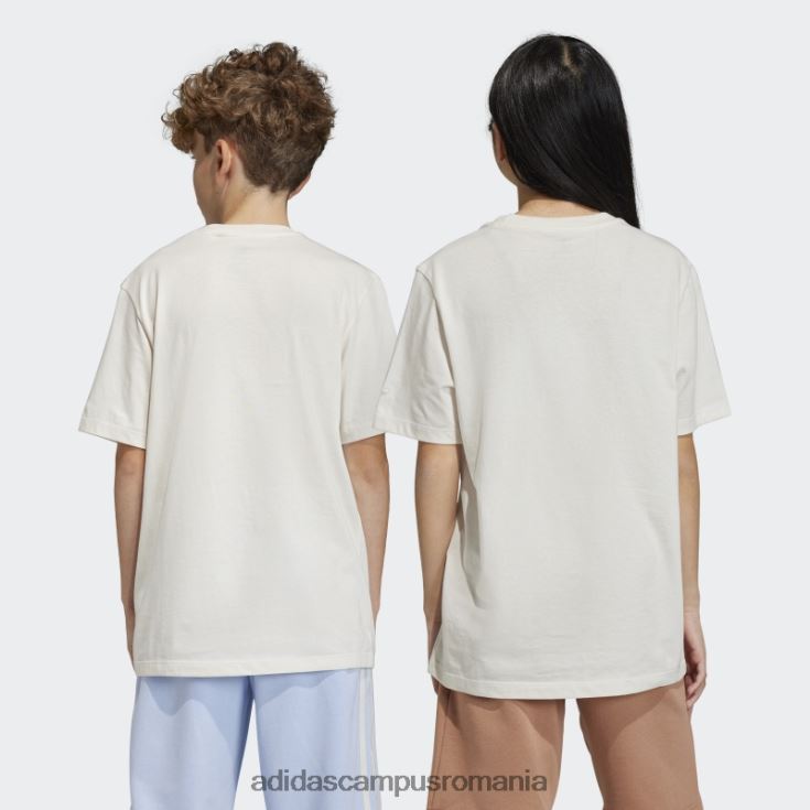 adidas campus romania tricou boyfriend alb cu imprimeu grafic adidas copii alb J266N211775