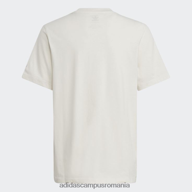 adidas campus romania tricou boyfriend alb cu imprimeu grafic adidas copii alb J266N211775