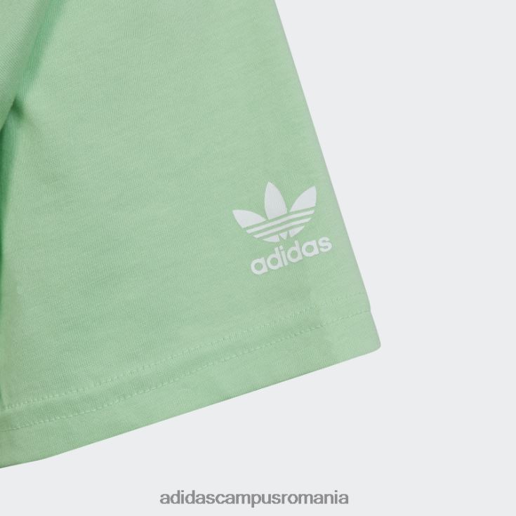 adidas campus romania tricou cu imprimeu grafic glory mint adidas copii mentă de glorie J266N211697