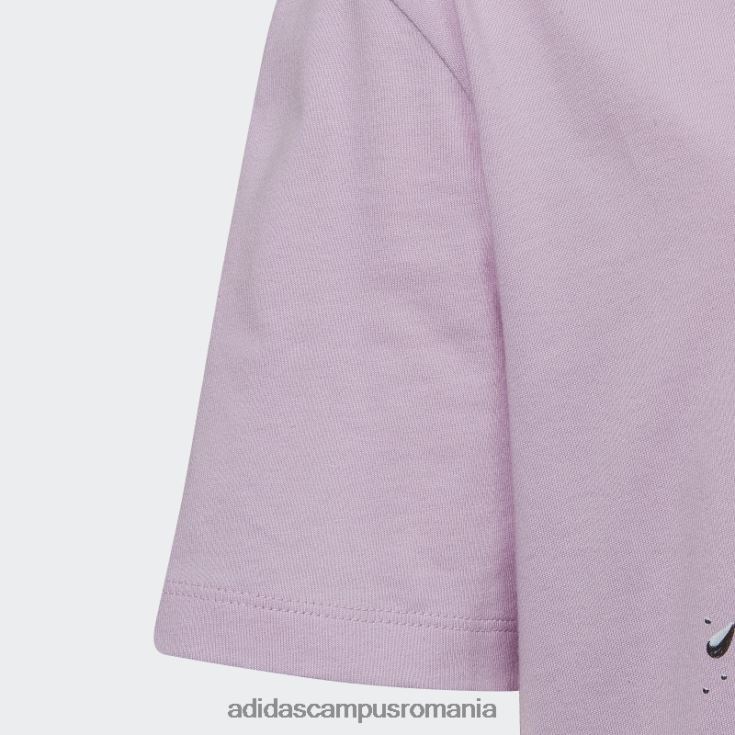 adidas campus romania tricou cu logo grafic liliac copii liliac J266N219222