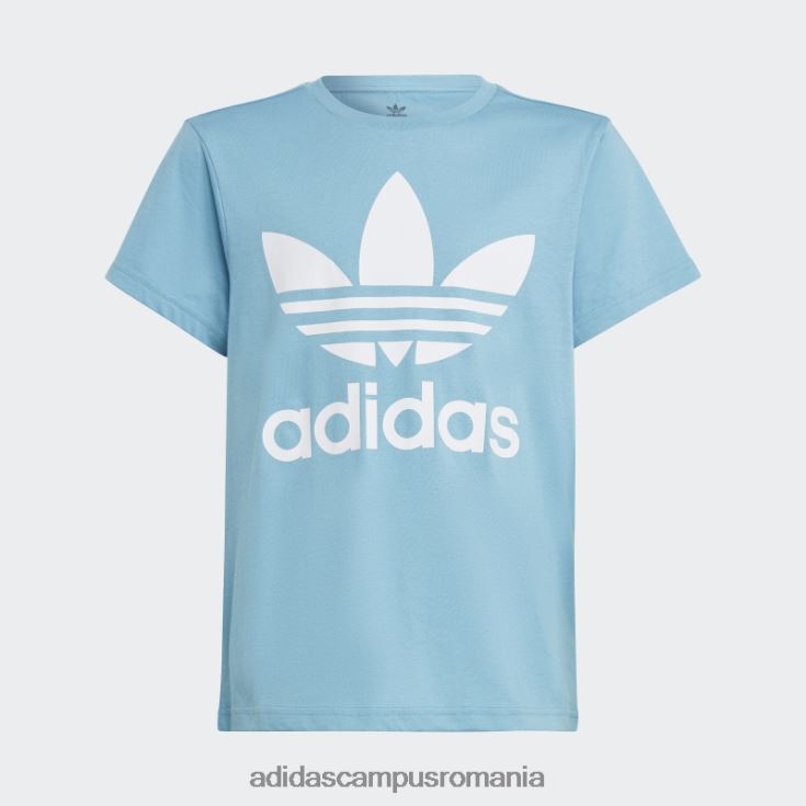 adidas campus romania tricou cu trefoil albastru copii albastru J266N218430
