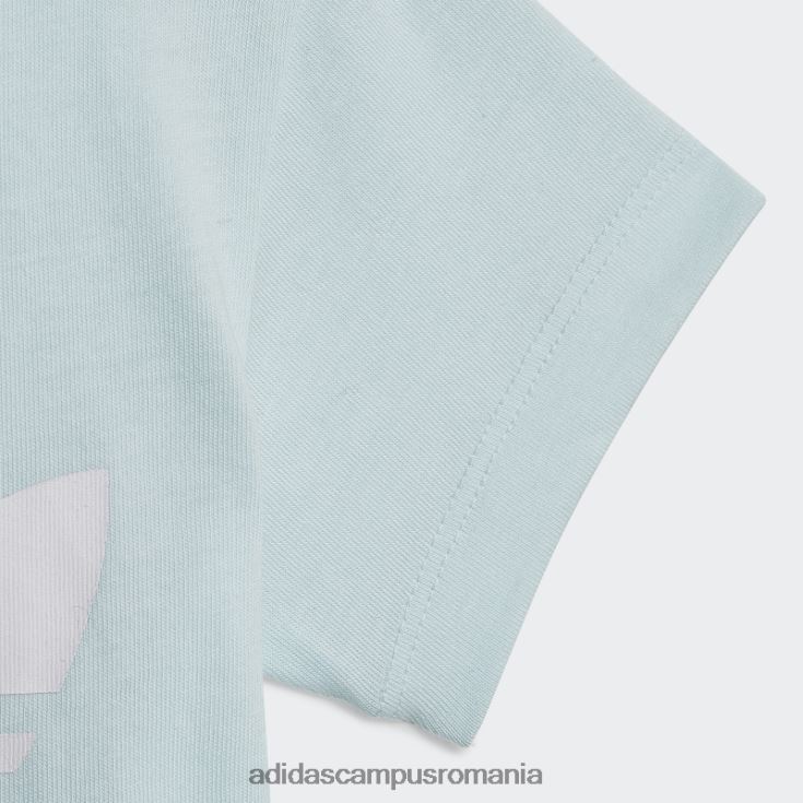 adidas campus romania tricou cu trefoil albastru copii albastru alb J266N218857