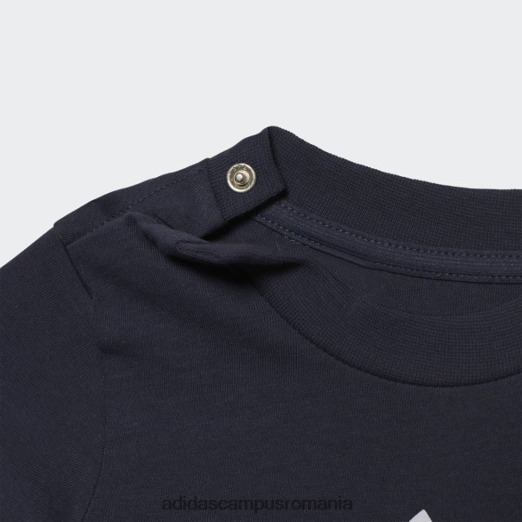 adidas campus romania tricou cu trefoil bleumarin adidas copii bleumarin/alb J266N218933