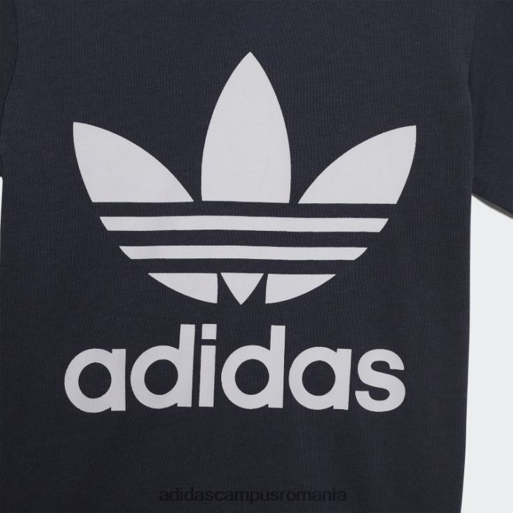 adidas campus romania tricou cu trefoil bleumarin adidas copii bleumarin/alb J266N218933