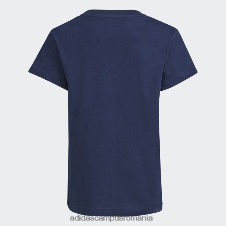 adidas campus romania tricou cu trefoil bleumarin copii bleumarin/alb J266N23437