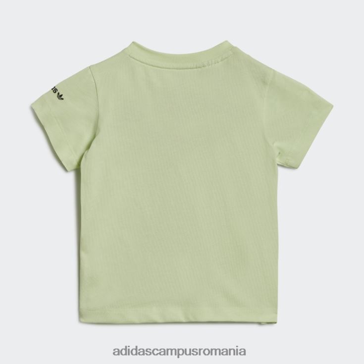 adidas campus romania tricou de plajă cu grafic lime copii lămâie verde J266N218863