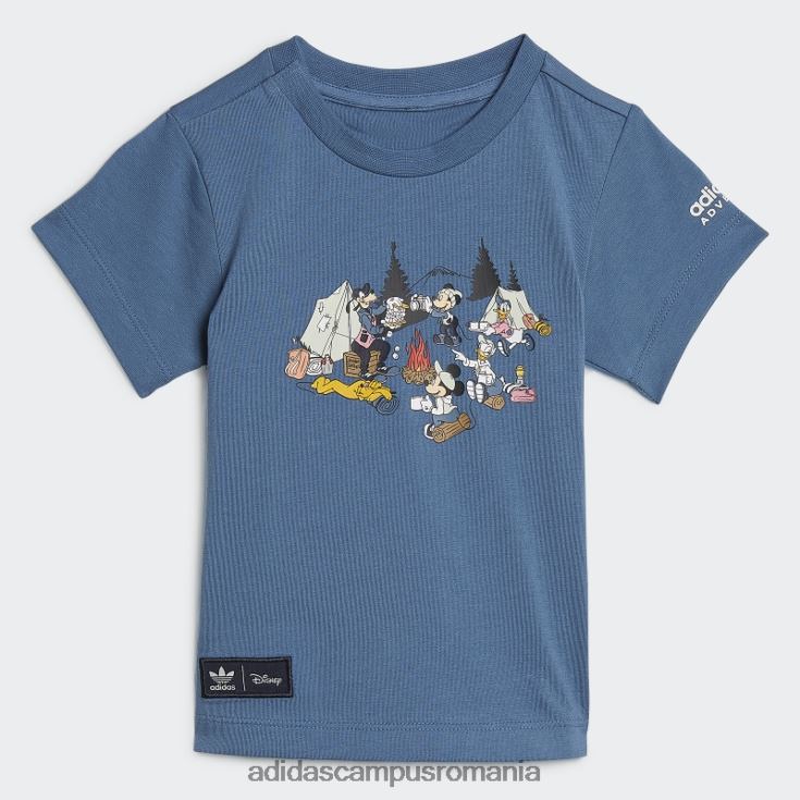 adidas campus romania tricou disney mickey și prieteni alterat albastru adidas copii albastru alterat J266N218858