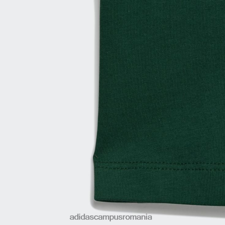 adidas campus romania tricou elegant trefoil verde închis copii verde inchis J266N211743