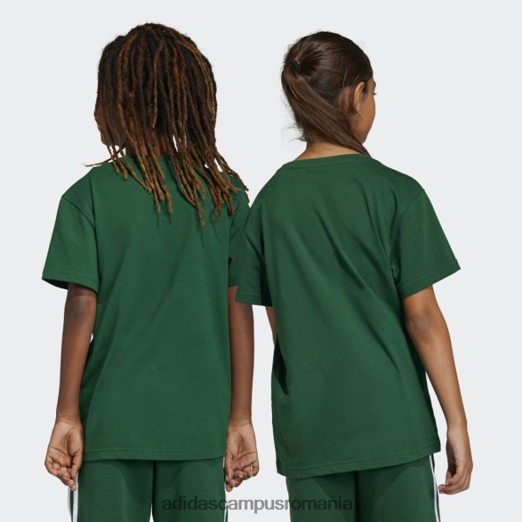 adidas campus romania tricou fashion trefoil verde închis copii verde inchis J266N211737