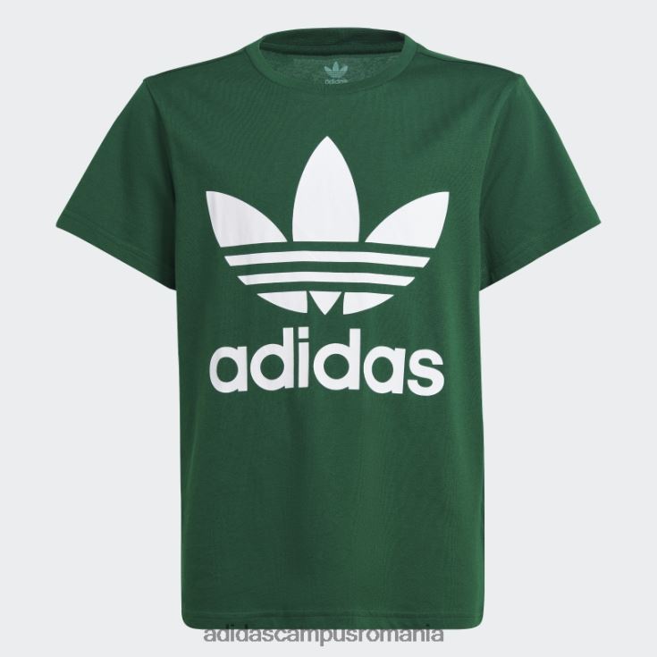 adidas campus romania tricou fashion trefoil verde închis copii verde inchis J266N211737