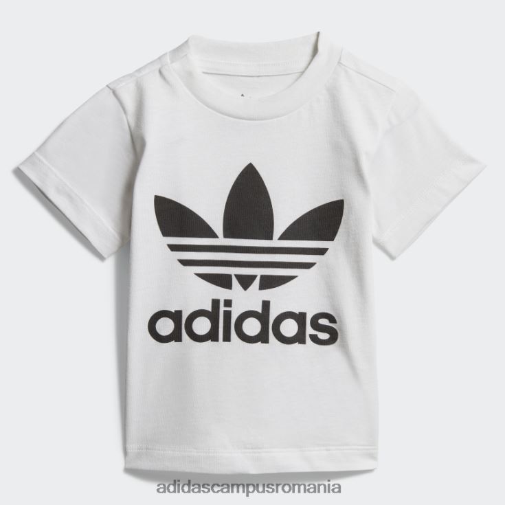adidas campus romania tricou fierbinte alb copii alb negru J266N23313