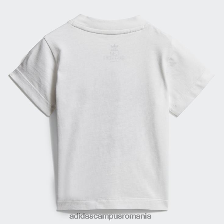 adidas campus romania tricou fierbinte alb copii alb negru J266N23313