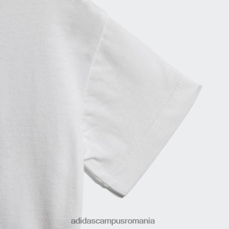 adidas campus romania tricou fierbinte alb copii alb negru J266N23313