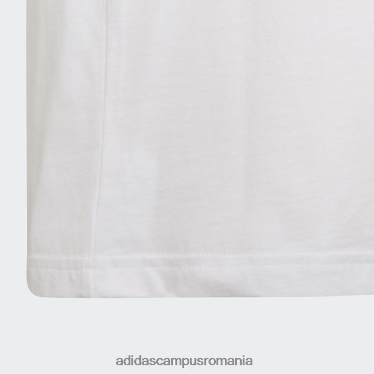 adidas campus romania tricou grafic alb copii alb negru J266N219244