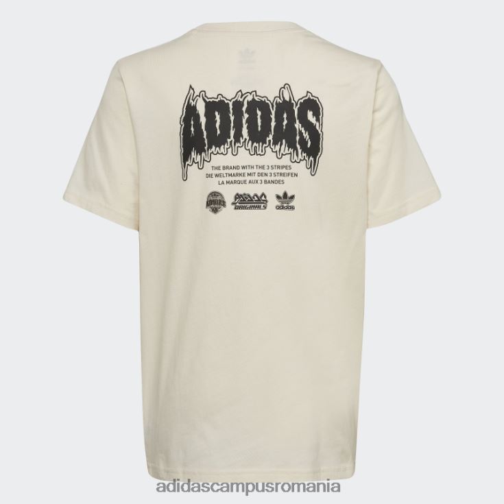 adidas campus romania tricou grafic alb fashion copii alb J266N218882