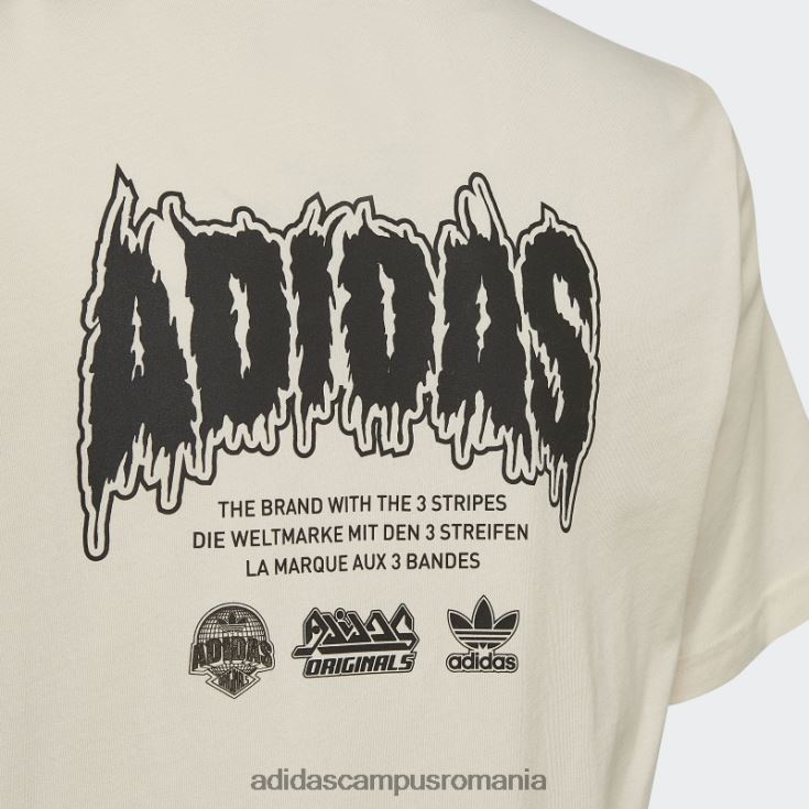 adidas campus romania tricou grafic alb fashion copii alb J266N218882