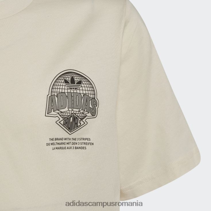 adidas campus romania tricou grafic alb fashion copii alb J266N218882