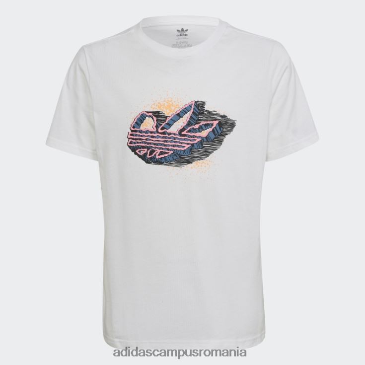 adidas campus romania tricou grafic alb fierbinte adidas copii alb J266N218855