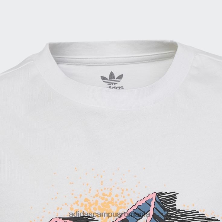 adidas campus romania tricou grafic alb fierbinte adidas copii alb J266N218855