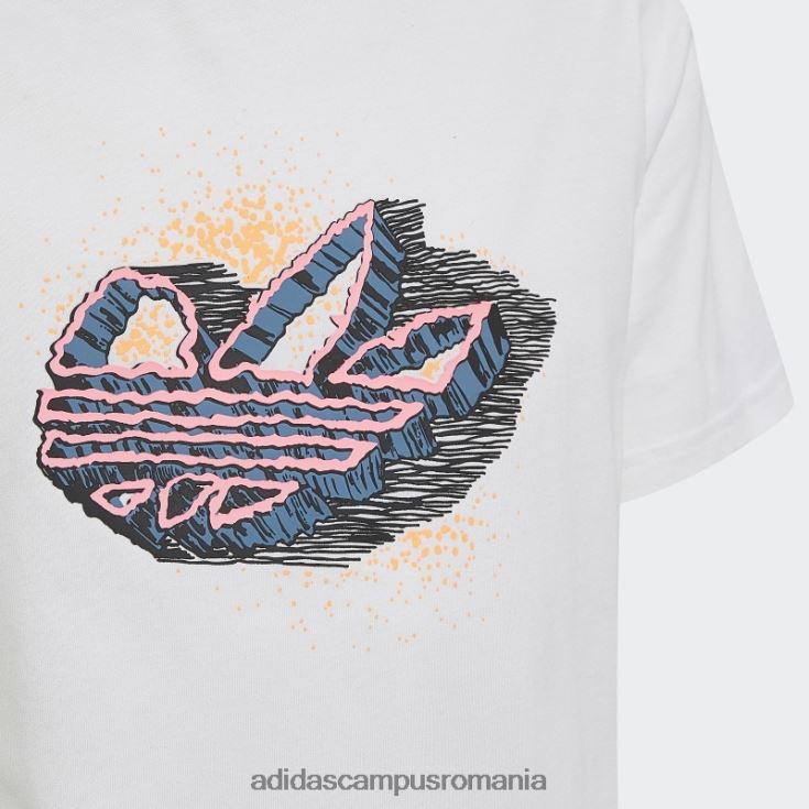 adidas campus romania tricou grafic alb fierbinte adidas copii alb J266N218855