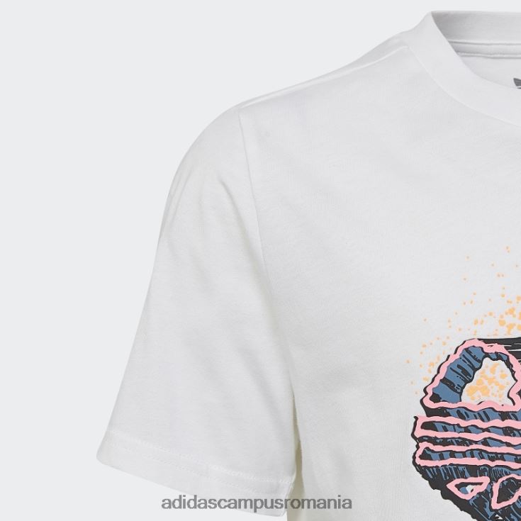 adidas campus romania tricou grafic alb fierbinte adidas copii alb J266N218855