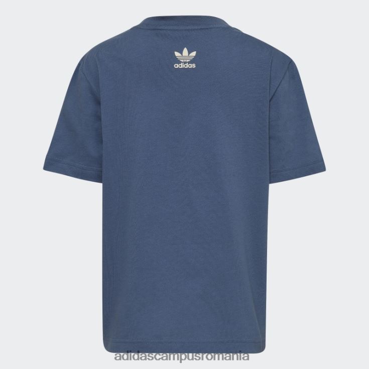 adidas campus romania tricou grafic fashion oțel copii oţel J266N218914