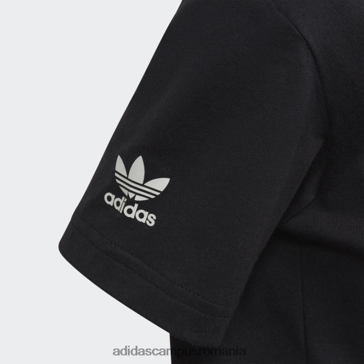 adidas campus romania tricou grafic negru elegant copii negru J266N218878