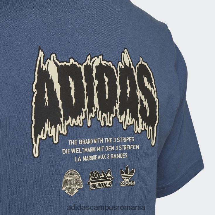 adidas campus romania tricou grafic oțel fierbinte copii oţel J266N218872