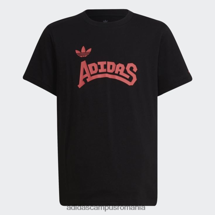 adidas campus romania tricou grafic turbo copii negru/turbo J266N219261