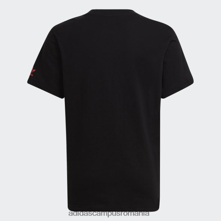 adidas campus romania tricou grafic turbo copii negru/turbo J266N219261
