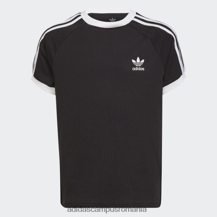 adidas campus romania tricou negru adicolor cu 3 dungi adidas copii negru J266N218471