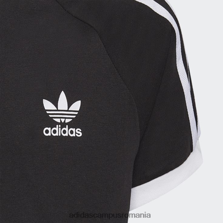 adidas campus romania tricou negru adicolor cu 3 dungi adidas copii negru J266N218471