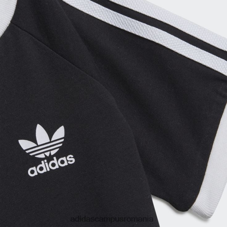 adidas campus romania tricou negru cu 3 dungi adidas copii alb negru J266N218645