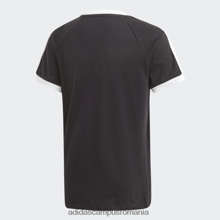 adidas campus romania tricou negru cu 3 dungi copii alb negru J266N212004