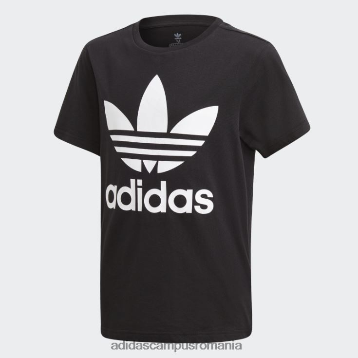 adidas campus romania tricou negru trifoil adidas copii alb negru J266N211673
