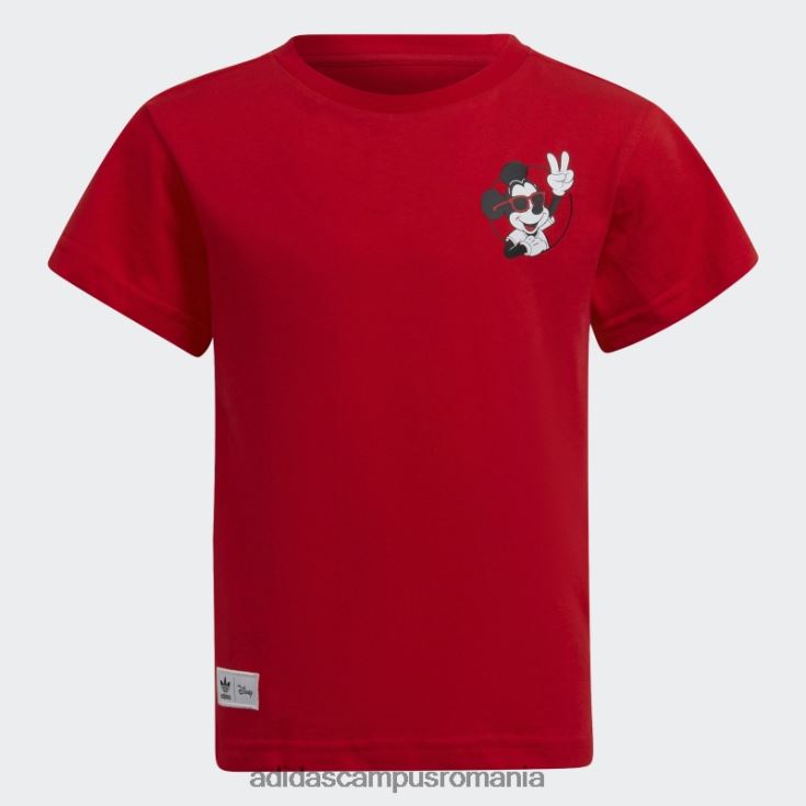 adidas campus romania tricou roșu disney mickey și prieteni adidas copii roșu J266N218837
