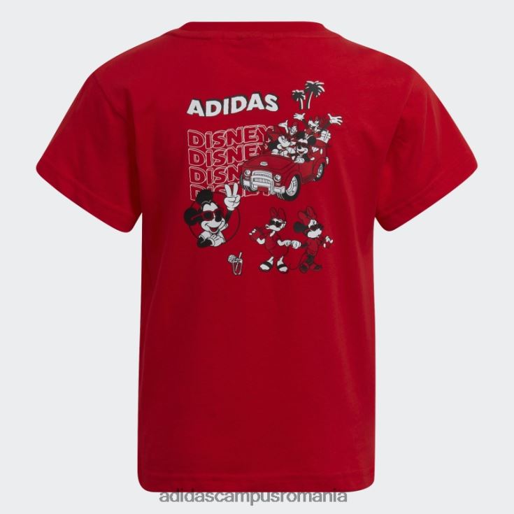 adidas campus romania tricou roșu disney mickey și prieteni adidas copii roșu J266N218837