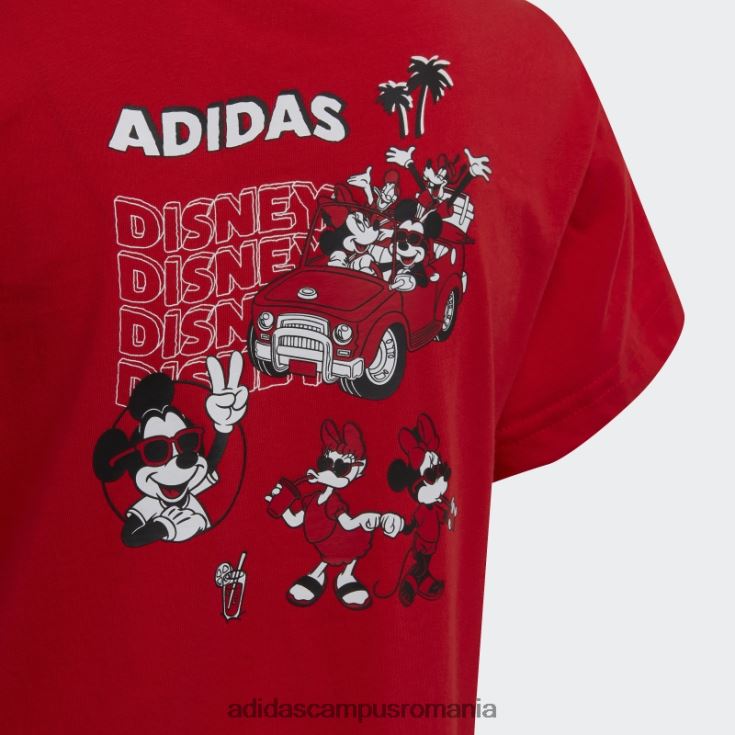 adidas campus romania tricou roșu disney mickey și prieteni adidas copii roșu J266N218837