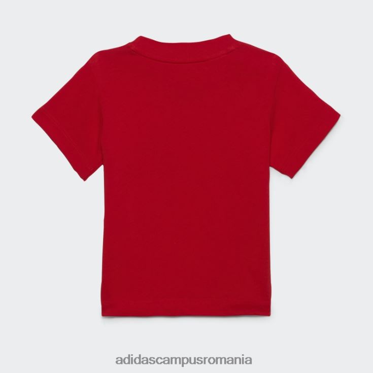 adidas campus romania tricou roșu trifoil copii rosu alb J266N218958
